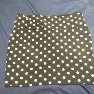 New without tags polkadot miniskirt